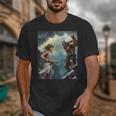 David And Goliath Bible Book Of Samuel King David Comic Unisex T-Shirt