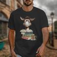 Donkey Reading Book Read Books Be Kind Stay Weird Librarian Unisex T-Shirt Donkey Reading Book Read Books Be Kind Stay Weird Librarian Unisex T-Shirt