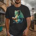Dragon With Book Unisex T-Shirt