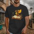 Dragon Fantasy Book Lover Bookish Reader Bookworm Wildflower Unisex T-Shirt Dragon Fantasy Book Lover Bookish Reader Bookworm Wildflower Unisex T-Shirt