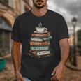 Drink Coffee Read Books Be Happy Caffeine Espresso Unisex T-Shirt Drink Coffee Read Books Be Happy Caffeine Espresso Unisex T-Shirt
