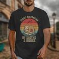 Easily Distracted By Sloths And Books Unisex T-Shirt