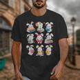 Easter Teacher Cute Bunny Reding Books Librarian Bookworm Unisex T-Shirt Easter Teacher Cute Bunny Reding Books Librarian Bookworm Unisex T-Shirt