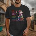 Eat Sleep Read Repeat Unicorn Read Book Reading Lovers Kids Unisex T-Shirt
