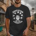 Education Is Freedom History Books African Pride Women Unisex T-Shirt Education Is Freedom History Books African Pride Women Unisex T-Shirt