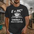 EMC2 Energy Milk x Coffee Science Book Math Lover Unisex T-Shirt EMC2 Energy Milk x Coffee Science Book Math Lover Unisex T-Shirt