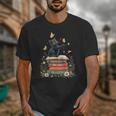 Fantasy Drama Tragedy Reading Lover Book Cat Humor Unisex T-Shirt Fantasy Drama Tragedy Reading Lover Book Cat Humor Unisex T-Shirt
