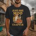 Floral Cow Reading Pun Just One More Chapter Cozy Book Lover Unisex T-Shirt Floral Cow Reading Pun Just One More Chapter Cozy Book Lover Unisex T-Shirt