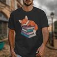 Fox Reading Book Pajama Sleep Unisex T-Shirt Fox Reading Book Pajama Sleep Unisex T-Shirt