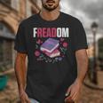 Freadom Anti Ban Books Freedom To Read Book Reading Unisex T-Shirt