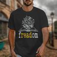 Freadom Freedom Read Banned Books Librarians Unisex T-Shirt