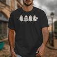 Ghost Book Reading Halloween Books Lover Teacher Kids Unisex T-Shirt Ghost Book Reading Halloween Books Lover Teacher Kids Unisex T-Shirt