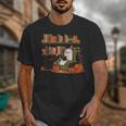 Ghost Library Reading Books Halloween Men Women Kids Unisex T-Shirt Ghost Library Reading Books Halloween Men Women Kids Unisex T-Shirt