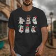 Ghost Santa Elf Squad Read Books Bookish Librarian Christmas Unisex T-Shirt