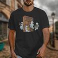 Ghosts Reading Books Teacher Halloween Librarian Book Lover Unisex T-Shirt Ghosts Reading Books Teacher Halloween Librarian Book Lover Unisex T-Shirt