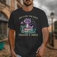 Girls Loves Dragon Books Fantasy Girls Kids Toddler Women Unisex T-Shirt Girls Loves Dragon Books Fantasy Girls Kids Toddler Women Unisex T-Shirt