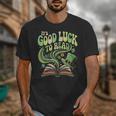 Groovy It's Good Luck To Read St Patrick's Day Book Lucky Unisex T-Shirt Groovy It's Good Luck To Read St Patrick's Day Book Lucky Unisex T-Shirt