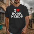 I Heart Book Nerds Book Readers Cute Unisex T-Shirt