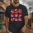 Heart Reading Books Valentine Teacher Boys Girls Book Lover Unisex T-Shirt Heart Reading Books Valentine Teacher Boys Girls Book Lover Unisex T-Shirt