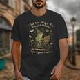 On My Way To Hoard Books And Cause Chaos Tom Foolery Frog Unisex T-Shirt