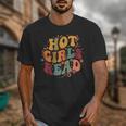 Hot Girls Read Aesthetic Book Lover Reading Unisex T-Shirt
