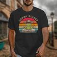 Howdy Reader Frog Reading Book Vintage Unisex T-Shirt