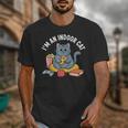 I'm An Indoor Cat Introvert Pizza Popcorn Book Gamer Cat Unisex T-Shirt I'm An Indoor Cat Introvert Pizza Popcorn Book Gamer Cat Unisex T-Shirt