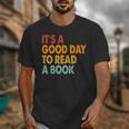 It's A Good Day To Read A Book Retro Vintage Teacher Unisex T-Shirt It's A Good Day To Read A Book Retro Vintage Teacher Unisex T-Shirt