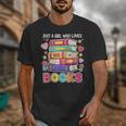 Just A Girl Who Loves Books Reading Library Unisex T-Shirt