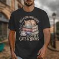 Just A Girl Who Loves Cats And Books Reading Librarian Unisex T-Shirt