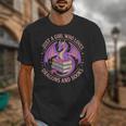 Just A Girl Who Loves Dragons And Books Fantasy Dragon Unisex T-Shirt