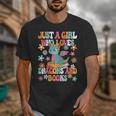 Just A Girl Who Loves Dragons And Books Reading Bookworm Unisex T-Shirt Just A Girl Who Loves Dragons And Books Reading Bookworm Unisex T-Shirt