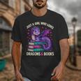 Just a Girl Who Loves Dragons And Books Reading Unisex T-Shirt Just a Girl Who Loves Dragons And Books Reading Unisex T-Shirt
