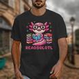 Kawaii Axolotl Readsolotl Book Lover Reading Bookworm Girls Unisex T-Shirt Kawaii Axolotl Readsolotl Book Lover Reading Bookworm Girls Unisex T-Shirt