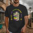 Let The Good Books Roll Mardi Gras Reading Unisex T-Shirt