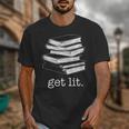 Let's Get Lit Books Unisex T-Shirt