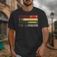 Literacy And Justice For All Reading Book Club Librarian Unisex T-Shirt