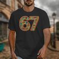 Literary 67 Bookshelf Six Seven Reading Meme Unisex T-Shirt