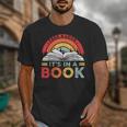 Take A Look It's In A Book Reading Book Vintage Rainbow Unisex T-Shirt