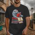Manatee Reading Books Matching Bookworm Readers Librarian Unisex T-Shirt Manatee Reading Books Matching Bookworm Readers Librarian Unisex T-Shirt