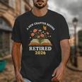 A New Chapter Begins Retired 2026 Floral Book Butterfly Tee Unisex T-Shirt A New Chapter Begins Retired 2026 Floral Book Butterfly Tee Unisex T-Shirt
