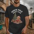North Pole Book Club Gingerbread Christmas Reading Unisex T-Shirt North Pole Book Club Gingerbread Christmas Reading Unisex T-Shirt