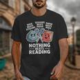 Nothing Beats Reading Rock Paper Scissors Book Lover Unisex T-Shirt