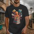 Octopus Book Reading Book Reader Ocean Octopus Unisex T-Shirt Octopus Book Reading Book Reader Ocean Octopus Unisex T-Shirt