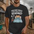 Orange Cat Reading Book 67 Six Seven Meme Unisex T-Shirt