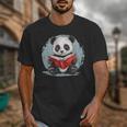 Panda With Book For Reading Enthusiasts Unisex T-Shirt