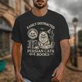 Persian Cat Persian Cats Persian Cats And Books For Men Women Kids Unisex T-Shirt