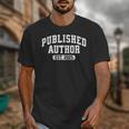 Proud Published Author 2025 Mom Dad Vintage Poet Book Writer Unisex T-Shirt Proud Published Author 2025 Mom Dad Vintage Poet Book Writer Unisex T-Shirt