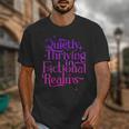 Quietly Thriving In Fictional Realms Book Lovers Unisex T-Shirt