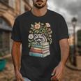Raccoon Books Reading Flowers Unisex T-Shirt